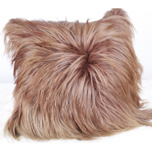 popular	long hair fur	pillow cover